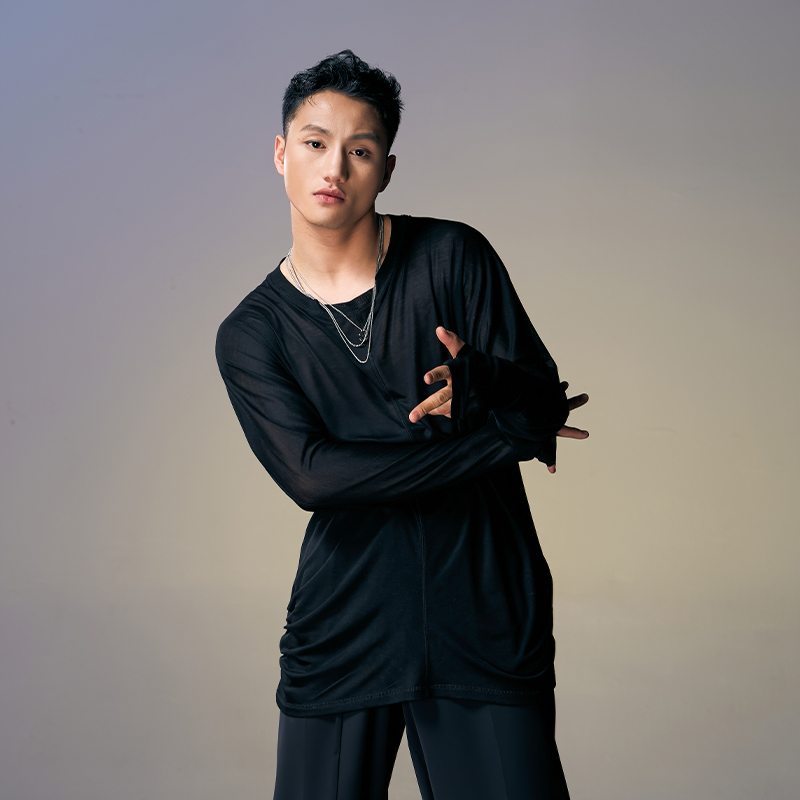 DUYQ拉丁舞男士国标练功服
