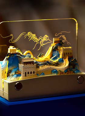 2026马年故宫文创台历中国风创意手撕日历3d立体纸雕桌面摆件定制