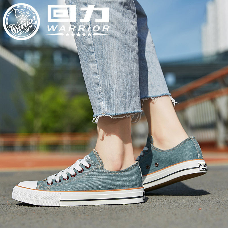 百搭情侣款牛仔帆布鞋学生鞋男鞋女鞋371T