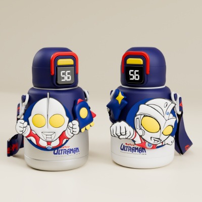 奥特曼316不锈钢男孩水杯生日礼