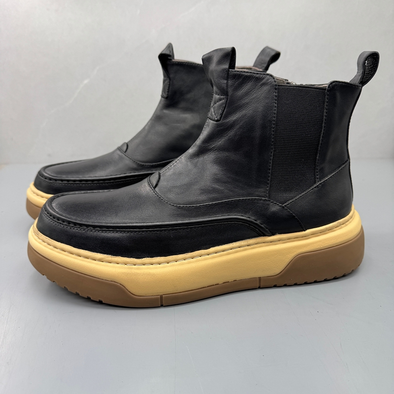 马皮男鞋拉链英伦马丁靴切尔西靴
