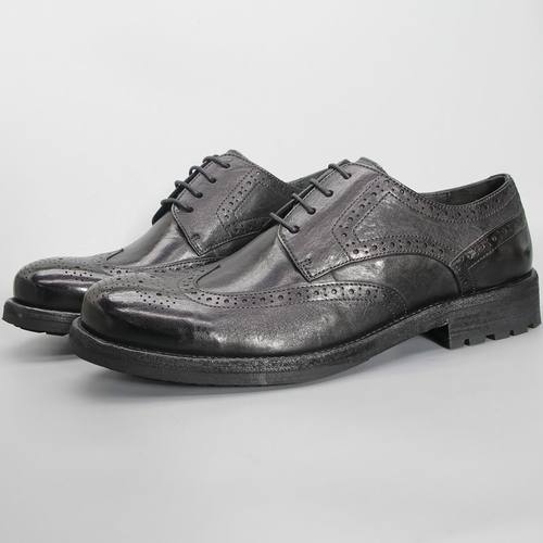 透气固特异复古马皮德比鞋重水洗