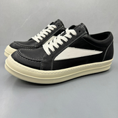 运动休闲鞋 厚底三角个性 潮鞋 羊皮里稀缺狠货外贸尾货真皮男鞋 板鞋