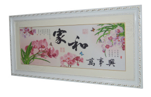 专业绣品装裱 十字绣配框装裱 苏绣配框 真丝画装裱