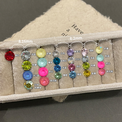 爆闪施家华子医用钛钢耳骨钉耳蜗钉外螺旋圆饼螺帽睡觉免摘耳钉