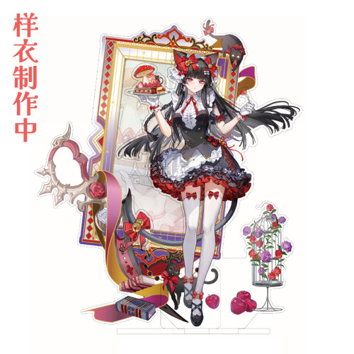 鸣潮cos千咲猫耳女仆洋装柴郡猫