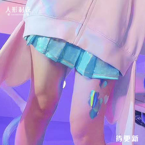 cosplay配件超天酱卫衣镭射腿帖
