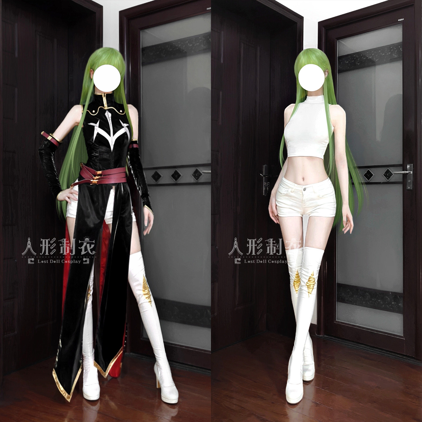 已成团定金！CC黑骑cos黑色骑士服叛逆的鲁路修cosplay动漫女装