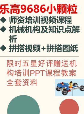 9686小颗粒积木教师机构师资培训