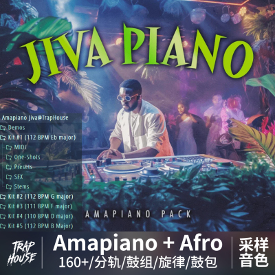 Amapiano旋律鼓包Afro采样包