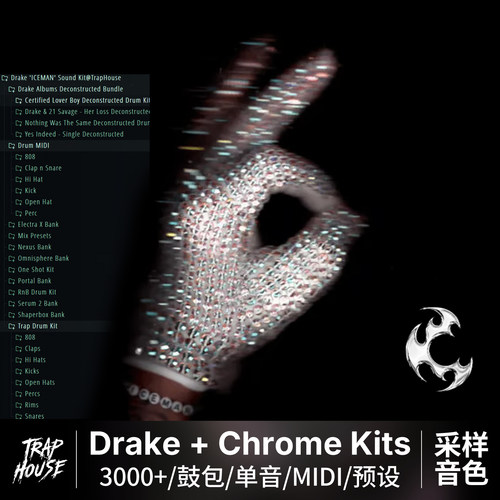 DrakeICEMANChromeKits鼓包