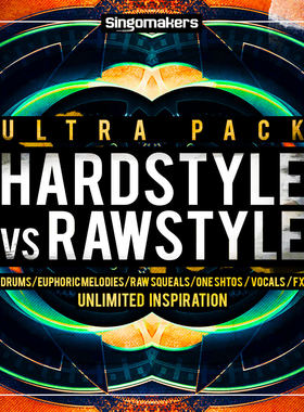Hardstyle vs Rawstyle 电音综合音色包鼓音色/旋律/MIDI/预制等