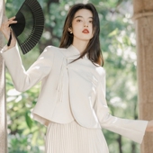 民国小洋装 中国风女装 改良旗袍上衣国风外套新中式 汉服女唐装 西装