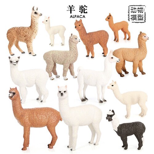 奥思迪模型羊驼羊羔PVC