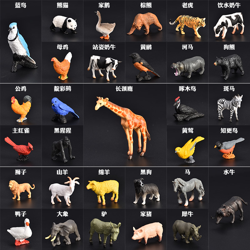 儿童玩具模型迷你狮子野生动物