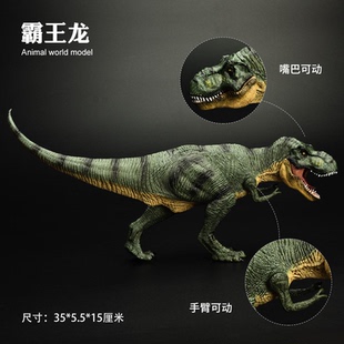儿童仿真恐龙动物玩具模型霸王龙帝王龙迅猛龙暴虐龙雷克斯特暴龙