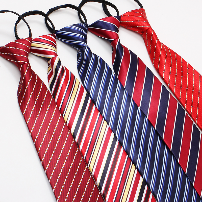 易拉得领带拉链商务免打结