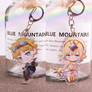 英雄联盟书包小挂件钥匙扣亚克力学生ADC伊泽瑞尔拉克丝游戏周边