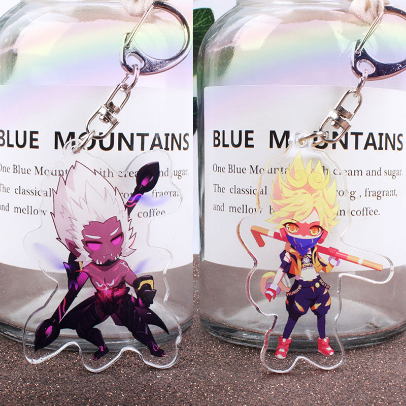 孙悟空猴子全息碎影幽冥火钥匙扣