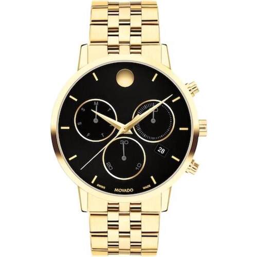 海外代购Movado/摩凡陀男士手表欧美腕表计时码表日历显示不锈钢