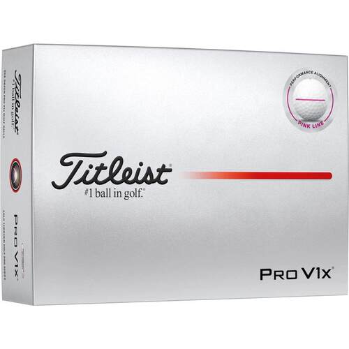 Titleist高尔夫球精准对齐粉色