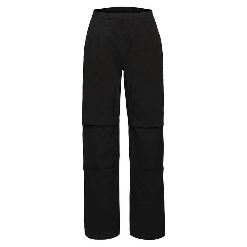 代购Mammut女士抓绒裤保暖弹性舒适户外裤长裤黑色运动裤