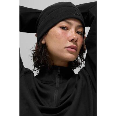 代购ALO YOGA女士帽子保暖吸湿透气户外冬季针织帽爆款运动