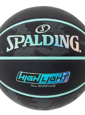 日本代购Spalding/斯伯丁篮球高抓地力室内外通用7号球橡胶材质