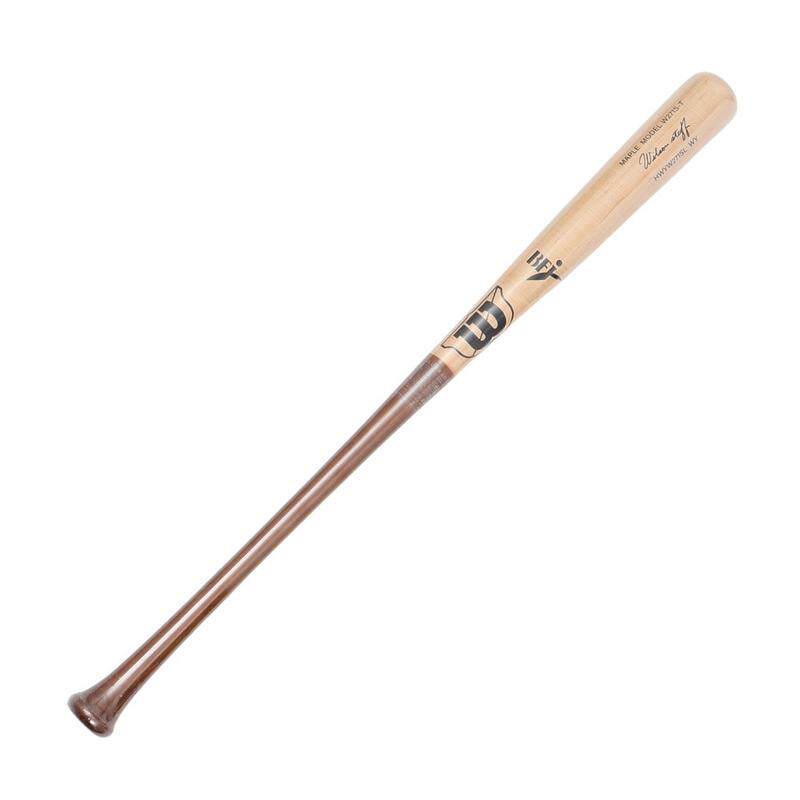 日本代购Wilson/威尔胜棒球棒超轻量扩口握把双枫木半头重平衡