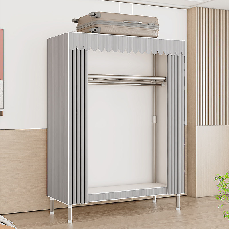 衣柜钢架结构新款2024爆款出租房衣柜家用卧室简易组装宿舍收纳柜,住宅家具,简易衣柜,淘宝优惠券,粉丝福利购,淘宝优惠卷