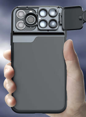 适用iPhone14手机壳镜头11苹果12max超广角ip13长焦15promax微距