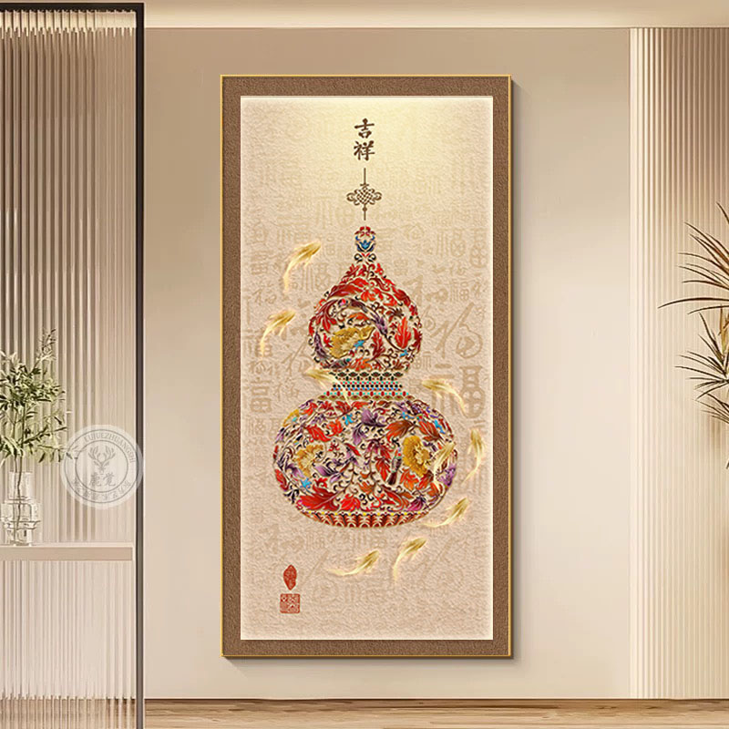 十字绣2025年新款线绣客厅百福图福字九鱼图福禄卧室玄关手工刺绣