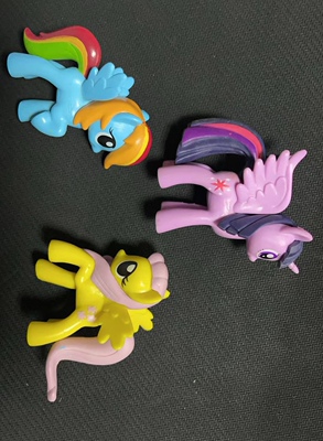 正版散货小马宝莉紫悦手办公仔桌面摆件玩具