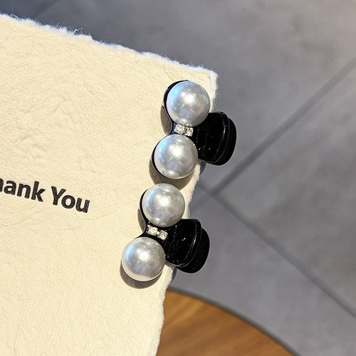 珍珠小夹子头饰发夹刘海夹顶夹韩国小抓夹发饰小号公主头侧边边夹