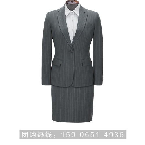 奥迪4S店进口车销售女士西装