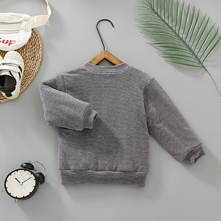 새로운 겨울 어린이 따뜻한 두꺼운 면화 코트 독일 벨벳 실크 면화 가디건-긴팔 탑 소년과 소녀 작은 면화 패딩 재킷