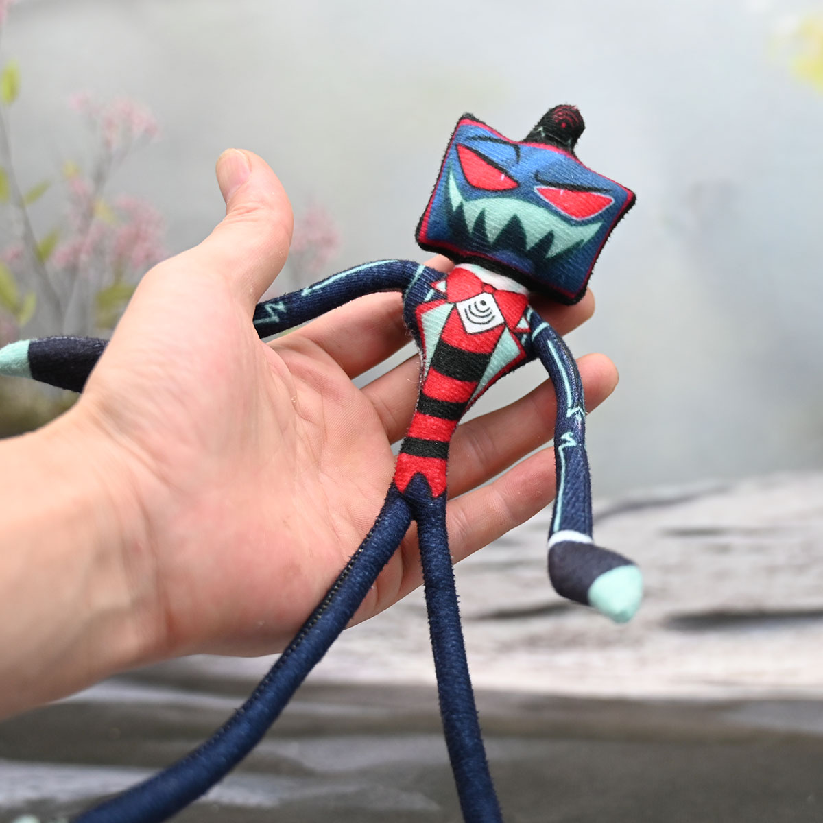 跨境阿拉斯托地狱客栈抽象公仔手脚铁丝骨架可活动摆造型毛绒玩偶