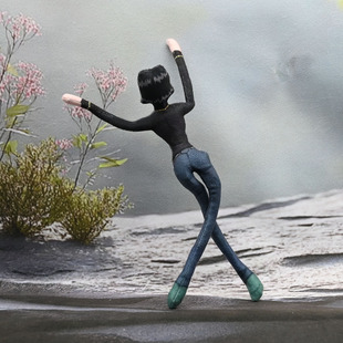 全职猎人动漫奇犽小杰老鼠干丑玩偶手脚铁丝骨架可活动摆造型公仔