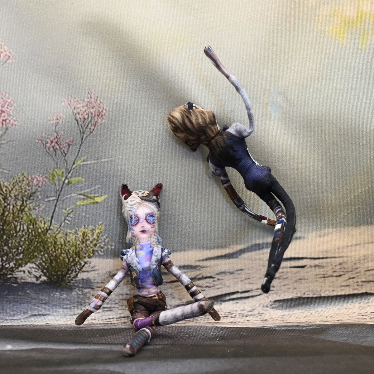 幻灯师台球手抽象老鼠干公仔