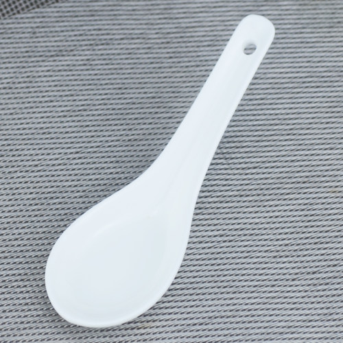 经典平底纯色食堂饭店商用汤匙