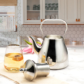 加汤壶小水壶电磁炉适用餐厅适用 提壶泡茶壶 不锈钢水壶 小茶壶