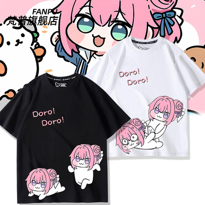 妮姬胜利女神NIKKE桃乐丝doro狗周边短袖T恤男女夏季二次元上衣服