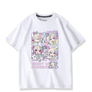 Steam游戏周边主播女孩重度依赖短袖T恤cos糖糖超天酱二次元衣服