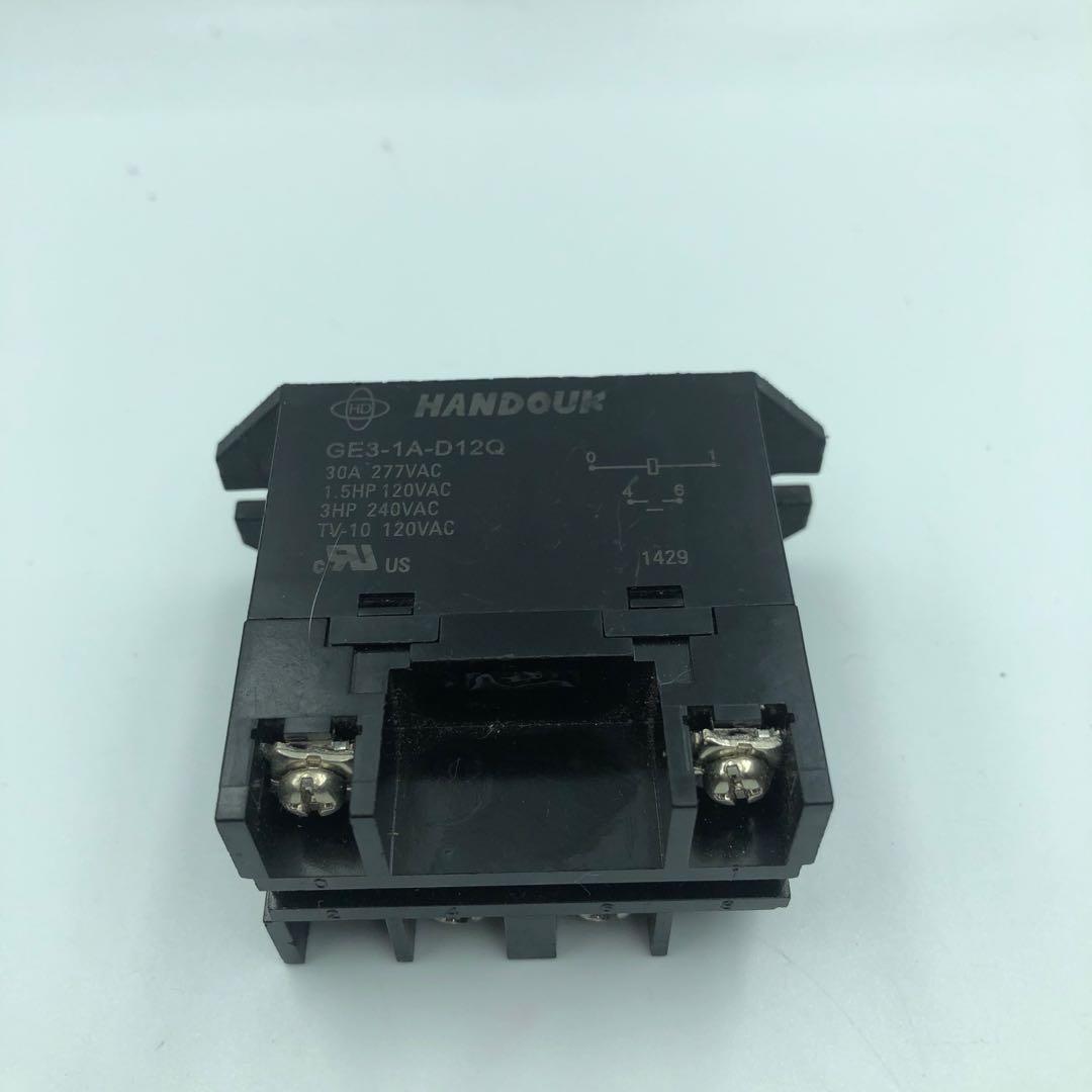 首单必优惠-HANDOUK继电器 GE3-1A-D12Q 12VDC 30A/277VAC