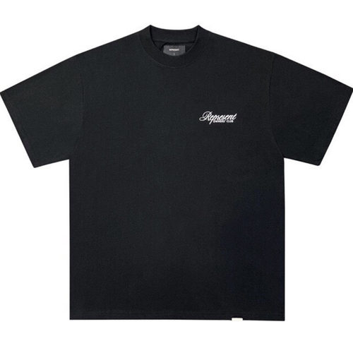 REPRESENT OWNERS CLUB SCRIPT宽松字母印花街头潮牌短袖T恤男女