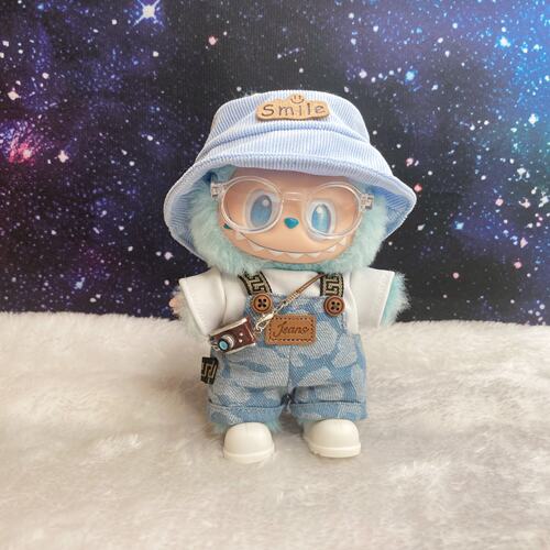 Labubu娃衣适用17cm一二三代前方高能希望平静青提果果拉布布衣服