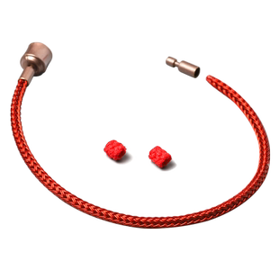 转运珠防水钢丝手绳男女本命年半成品穿3d硬金金珠编织皮绳手链