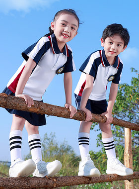 夏季纯棉儿童毕业演出礼服套装
