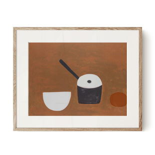 碗/威廉姆司各特/抽象静物挂画奶油风日式IDEE原木风格装饰画餐厅