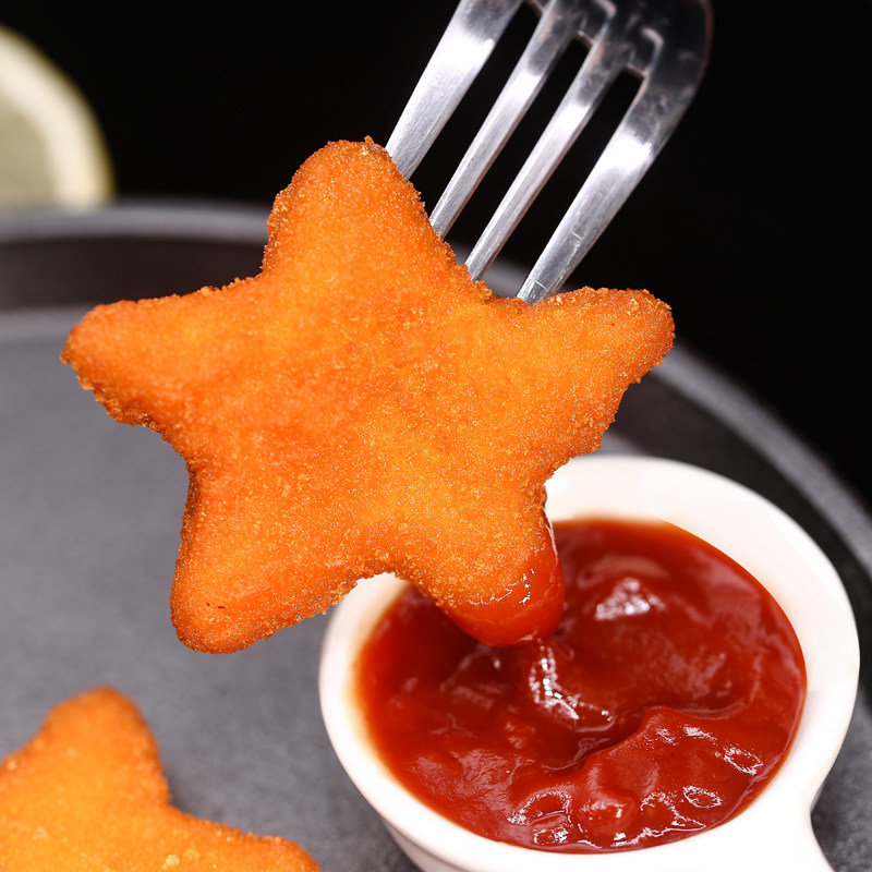 星星鸡块冷冻半成品油炸小吃串鸡排空气炸锅鸡米花商用五角星鸡块,水产肉类/新鲜蔬果/熟食,鸡肉丸/肉串,淘宝优惠券,粉丝福利购,淘宝优惠卷